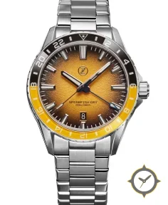 Zelos Spearfish GMT Bumblebee Yellow