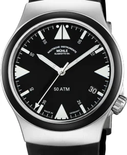 Mühle Glashütte S.A.R. Mission-Timer TITAN with rubber strap