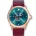 BOREAL MOONRISE Bronze Gold Case - Burgundy Leather
