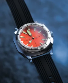 Visitor Watch Co. Duneshore Shallows Tangerine Fission