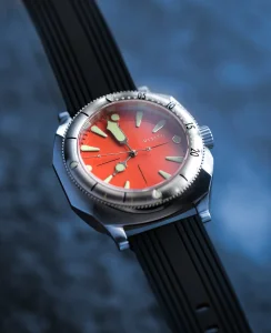 Visitor Watch Co. Duneshore Shallows Tangerine Fission