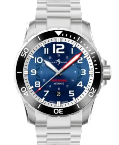 Marc & Sons Blue Silver Ceramic