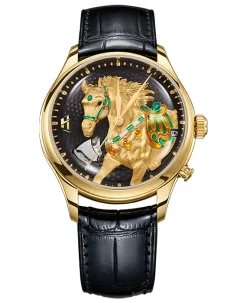 Lucky Harvey Craftsmanship Series Gold Titanium Chiming Horse