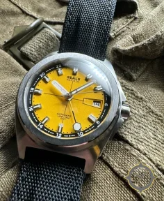 Seals Land // Sea GMT: Miyota 9075 True GMT Watch