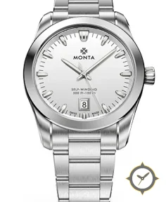 Monta Noble, Opalin Silver Dial