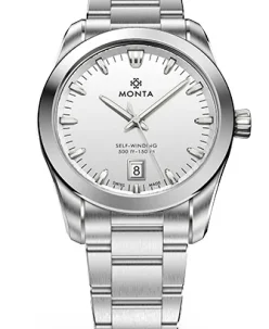 Monta Noble, Opalin Silver Dial
