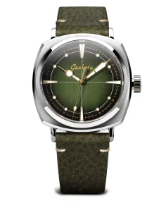 Geckota Pioneer Automatic Watch Brushed Green Dial
