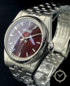 Rust Red Enamel over Hammered Finish #2