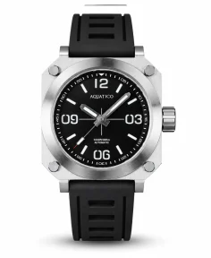 Aquatico Ironblock Black Dial