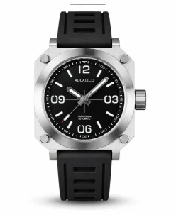 Aquatico Ironblock Black Dial