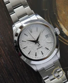 Alexander James Watches A4 Legacy Dress 37 White Snowflake