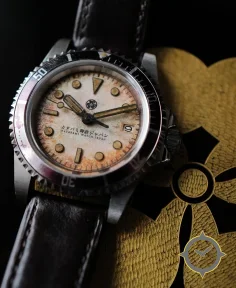 Katabami Watch Japan The Diver "Spider Crack"
