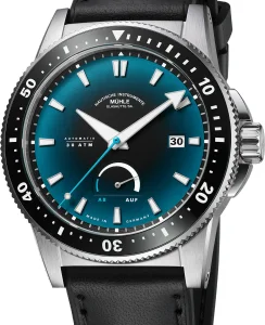 Mühle Glashütte Sportivo Power Dive with a leather/rubber strap
