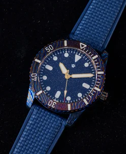 Wicked Watch Co. Pearl Diver V2 Dark Blue Aventurine