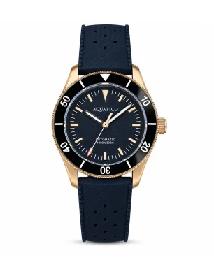Aquatico Bronze Raider Ceramic Black Dial NO DATE