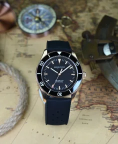 Aquatico Bronze Raider Ceramic Black Dial NO DATE