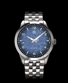 MMI Watches AWAGAMI FACTORY X MMI WATCHES: "FUMES BLUE WASHI DIAL" MODEL NLF-02