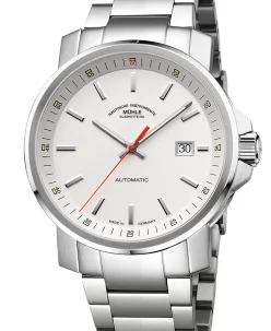 Mühle Glashütte 29er Big in white with bracelet