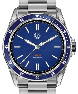 MMI Watches Turret 300M - Model: TR2-WL (MIDNIGHT BLUE) (NO DATE) (NH35)