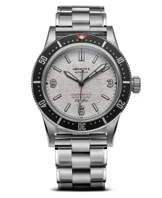 Geckota Ocean-Scout Dive Watch Ice White