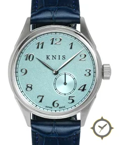 KNIS Kyoto KODOU Small Seconds Automatic – Ice Blue Blue Leather Strap (KN009-IBLBLLE)