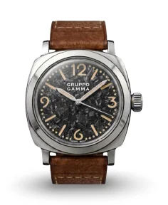 Gruppo Gamma GENESIS Stainless Steel - Black Crystallised Titanium Dial, Swiss Movt