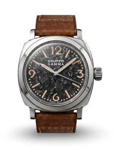 Gruppo Gamma GENESIS Stainless Steel - Black Crystallised Titanium Dial, Swiss Movt