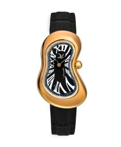Exaequo Dalì Minuscule Melting Watch PVDYG SS 316L Black One of 1931