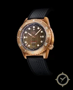 Zelos Mako V2 500m Diver Bronze Patina Dial