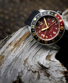 Cincinnati Watch Company The Cincinnatus GMT Burgundy