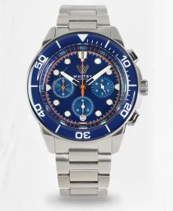 Whitby Watch Co. Alpine Chronograph Watch Stainless Monkman