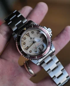 Katabami Watch Japan The Diver "Old Paper" 改