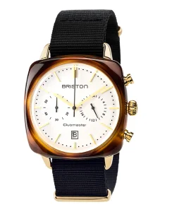 Briston Clubmaster Vintage - Chrono - Gold - White