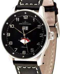 Zeno-Watch Basel X-Large Retro Big Date Power Reserve (12 crystal)