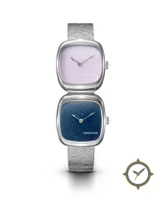 Dual Time Mini – Pink Malaysian Jade & Aventurine