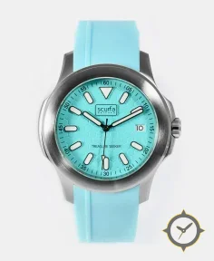 Top Side Crew Stainless Steel Turquoise Dial