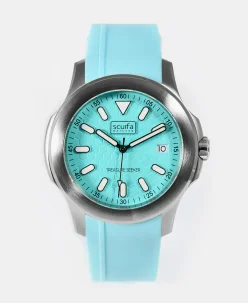 Scurfa Top Side Crew Stainless Steel Turquoise Dial