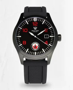 Whitby Watch Co. Ambassador Six - Wounded Warriors Canada (BLK)