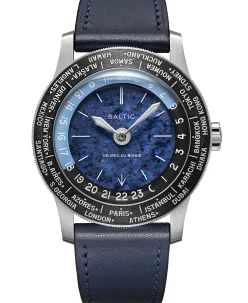 Baltic Heures du Monde Worldtimer Sodalite