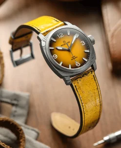 McQuaide C1 Sunburst × WatchGecko Strap