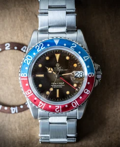 WMT Watches Sanford MKII – Interchangeable Bezel Aged Edition