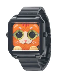 Happiewatch The Ginger Cat A Fiery Orange-Red Watch
