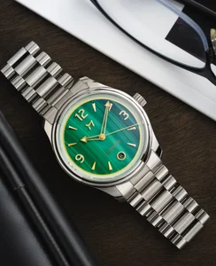 Makoto Watch Co Kodawari – Shino Malachite