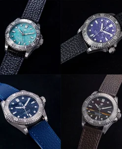Wicked Watch Co. Damascus Diver Ultimate Collection Bundle