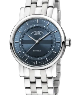 Mühle Glashütte Teutonia II Ring Date with bracelet