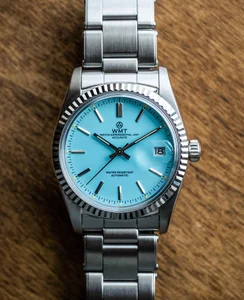 WMT Watches Cabochon – Glossy Sky Blue Dial