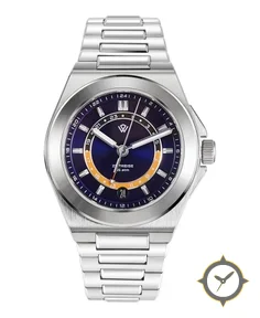 WIC006 GMT Blue - 38 mm Stainless Steel Sports Watch