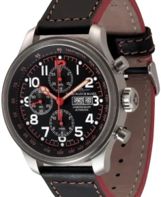 Zeno-Watch Basel OS Pilot Minute bezel ring Chrono Day-Date