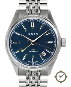 KNIS Kyoto Classic GMT Automatic Silver Rice Beads Bracelet (KN008-SVRC)