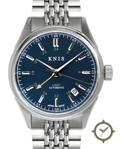 KNIS Kyoto Classic GMT Automatic Silver Rice Beads Bracelet (KN008-SVRC)